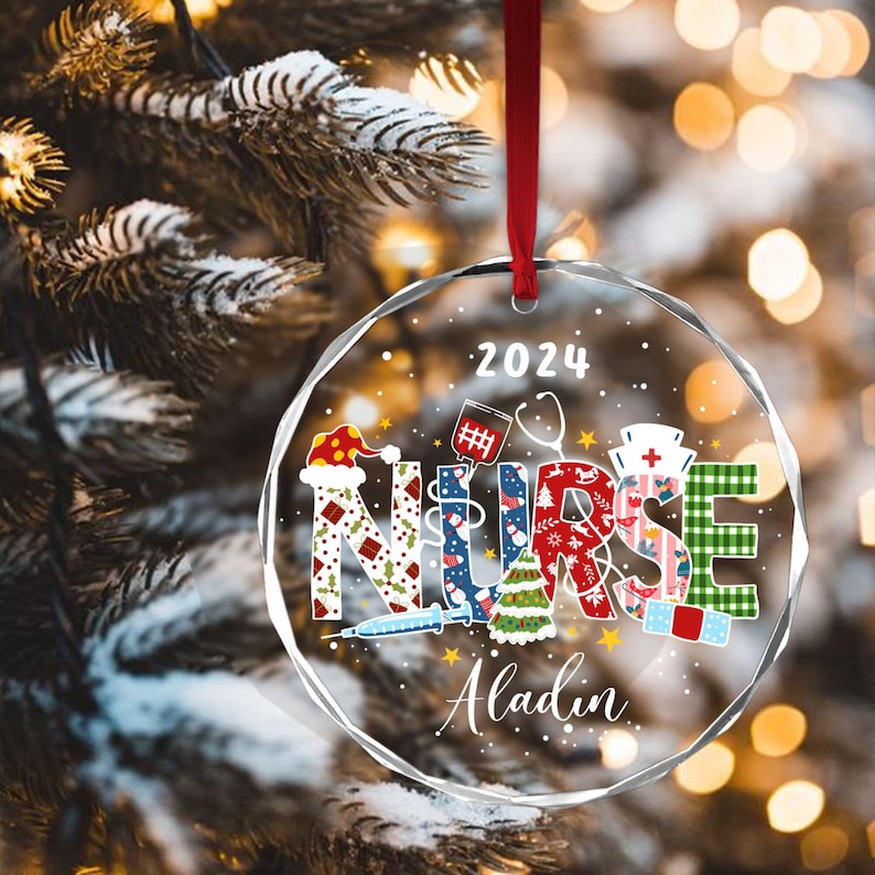 Nurse Ornament, New Nurse Gift, Nurse Christmas Ornament, Graduation Ornament, Graduation Gift, RN Gift, BSN Gift, Nursing Graduation Gift