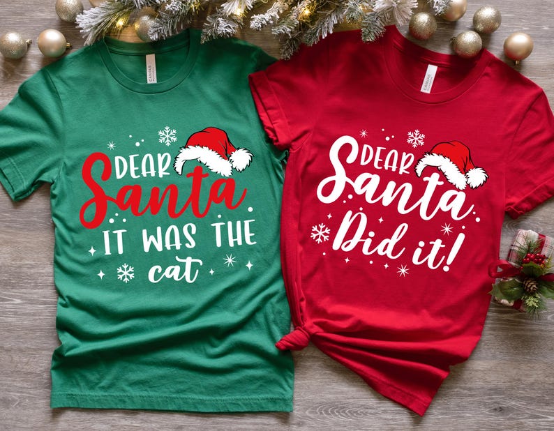 Dear Santa Group Shirts, Santa Custom Shirts, Dear Santa Christmas Family Shirts, Christmas Family Shirts, Christmas Quotes Shirts, Xmas Tee