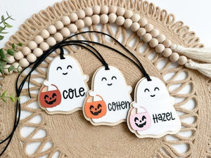 Boo Basket Tag, Halloween Name Tags, Personalized Halloween Tag, Candy Basket Name Tag, Trick or Treat, Boo Bag Name Tag, Boo Basket Filler