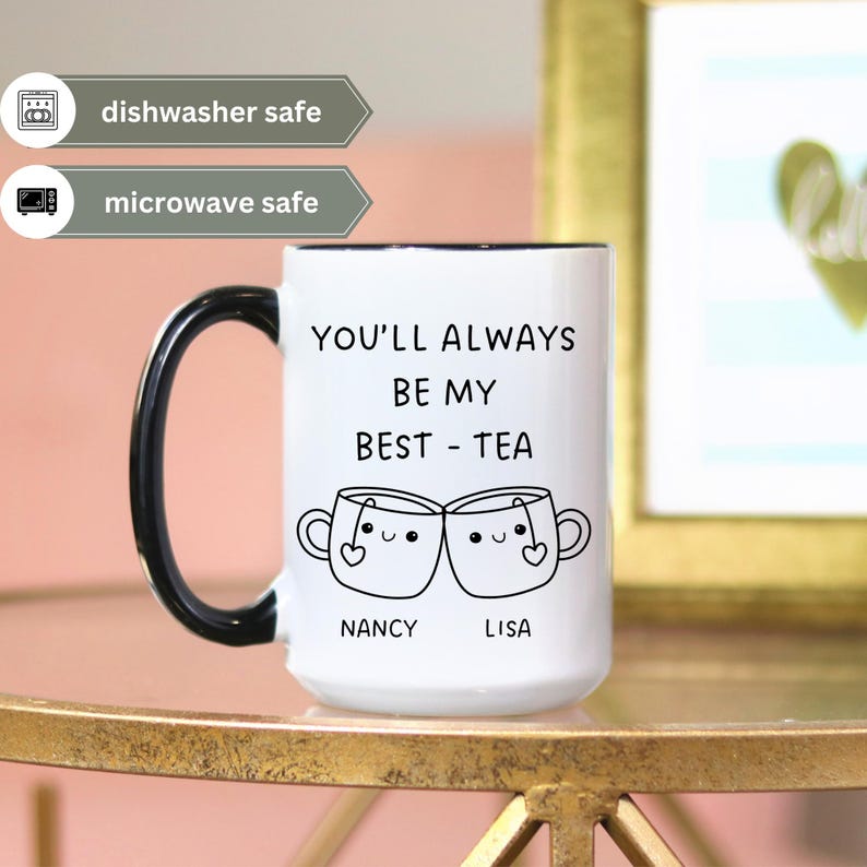 Best Friend Gift, Custom Bestie Mug, Personalized Best Friend Gift, Friendship mug, Friend Birthday, Christmas Gift, Long Distance