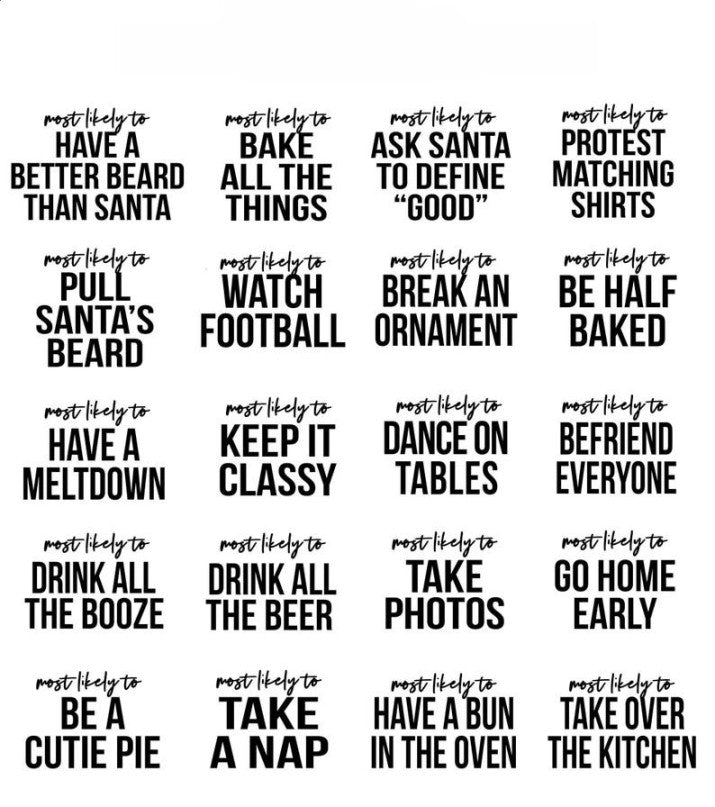 Family Christmas Shirts, Most Likely to, Christmas Party Shirt, Christmas Pajamas, Funny Christmas Shirt, Company Christmas Shirt, Group tee