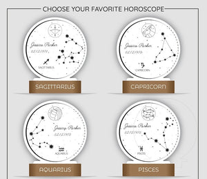Personalized Zodiac Night Light: Custom Astrology Gift