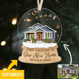 Custom New Home Gift, Custom New Home Photo Ornament, Custom Our New Home Ornament, Housewarming Ornament Gift