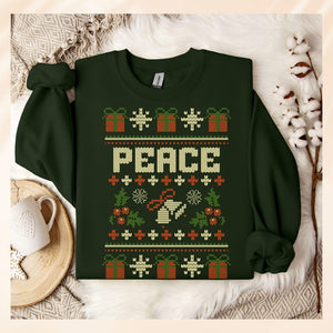 Matching Couples Ugly Christmas Sweater, Ugly Adult Humor Holiday Sweater, I Come In Peace Ugly Christmas Sweater, Ugly Christmas Party il_794xN.6293857528_5jlg.jpg