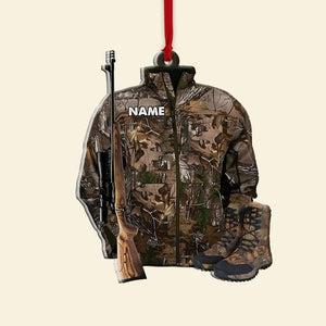 Personalized Hunting Ornament for Christmas,Gift for Deer Hunting Lovers,Hunter Christmas Ornament, Custom Hunting Ornament,Hunter Gift