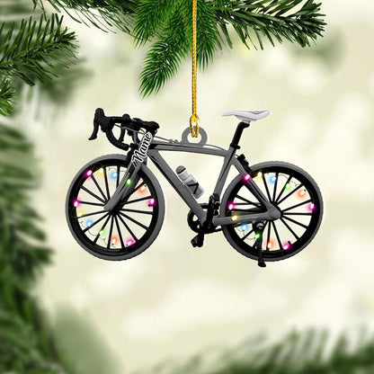 Personalized Bicycle Christmas Ornaments, Cycling Ornament, Bicycle Gift, Christmas Gifts For Bicycle Rider, Bike Xmas Ornament
