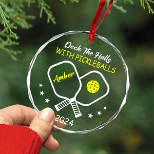Personalized Pickleball Ornament, Pickleball Partner Gift, Pickleball Gifts, Pickleball Gift, Pickleball Lover, Sports Christmas Gift