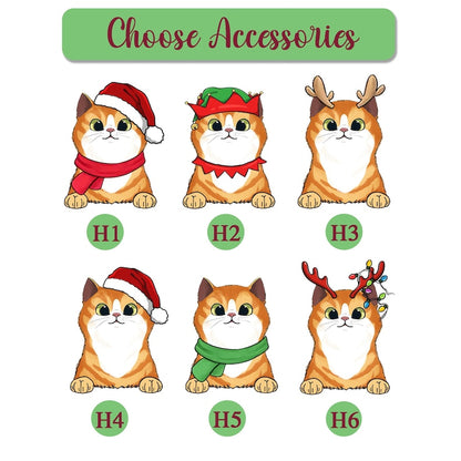 Personalized Cat Ornament, Cat Christmas Ornament, Meowy Christmas, Cat Breed Ornament, Cat Lover Gift, Cat Ornament 2024, Christmas Gifts