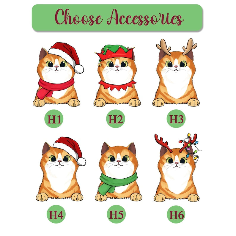 Personalized Cat Ornament, Cat Christmas Ornament, Meowy Christmas, Cat Breed Ornament, Cat Lover Gift, Cat Ornament 2024, Christmas Gifts