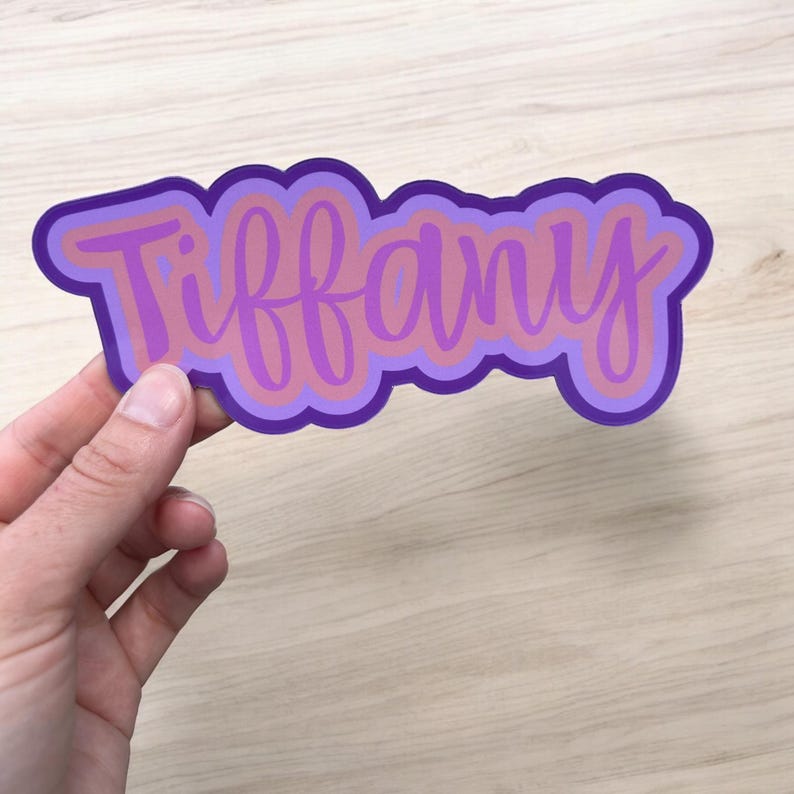 Personalized Magnet Custom Name Locker Magnet School Decal Fridge Magnet Laptop Sticker Teacher or Student Gift