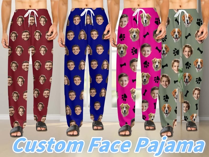 Custom Funny Face Pajama Pants for Women/Men,Personalized Face Pajamas,Unisex Pajama Pants,Custom Pet Face Pajama Pants,Gifts for him/her il_794xN.6303159861_mdi5.jpg