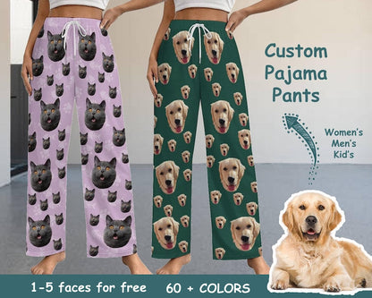 Custom Pajama Pants,Personalized Dog Pajamas,Custom Cat Pyjamas,Men/Women Pajama,Personalized Gift,Custom Dog Pajama,Puppy Christmas Pajamas il_794xN.6305996859_r8w7.jpg