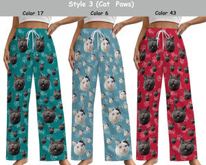 Custom Pajama Pants,Personalized Dog Pajamas,Custom Cat Pyjamas,Men/Women Pajama,Personalized Gift,Custom Dog Pajama,Puppy Christmas Pajamas