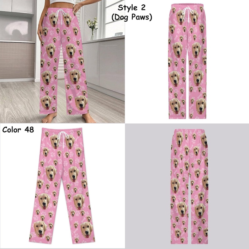 Custom Pajama Pants,Personalized Dog Pajamas,Custom Cat Pyjamas,Men/Women Pajama,Personalized Gift,Custom Dog Pajama,Puppy Christmas Pajamas