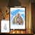 Personalized Memorial Portrait on Art Frame Light, Customizable Art Painting Frame From Photos, Unique Remembrance Artwork Gift for The Loss