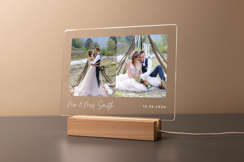 Custom Photo Collage LED Light, Best Friends, Gift for Her Him, Couples Gift, Personalized Photo Gifts, Gift for Families, Home Decor