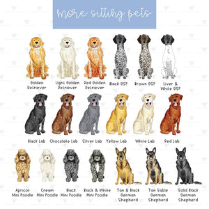 Festive Christmas Mix and Match Pet Garden Flag | Personalized Pet Yard Flag, Goldendoodle, Golden Retriever, Lab, GSP, Spaniel, Cat