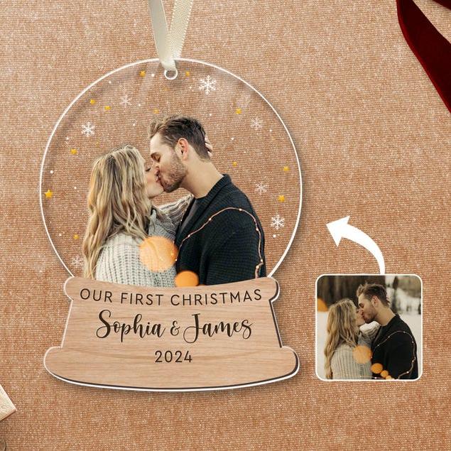 Our First Christmas Ornament, Couple Christmas, First Christmas Together Ornament, Anniversary Gift For Him Boyfriend, Couple Gifts