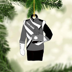Personalized Marching Band Uniform Ornament, Band Uniform Ornament, Wood Ornament, Christmas Band Ornament, Marching Band Wooded Ornament