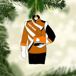 Personalized Marching Band Uniform Ornament, Band Uniform Ornament, Wood Ornament, Christmas Band Ornament, Marching Band Wooded Ornament