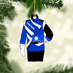 Personalized Marching Band Uniform Ornament, Band Uniform Ornament, Wood Ornament, Christmas Band Ornament, Marching Band Wooded Ornament