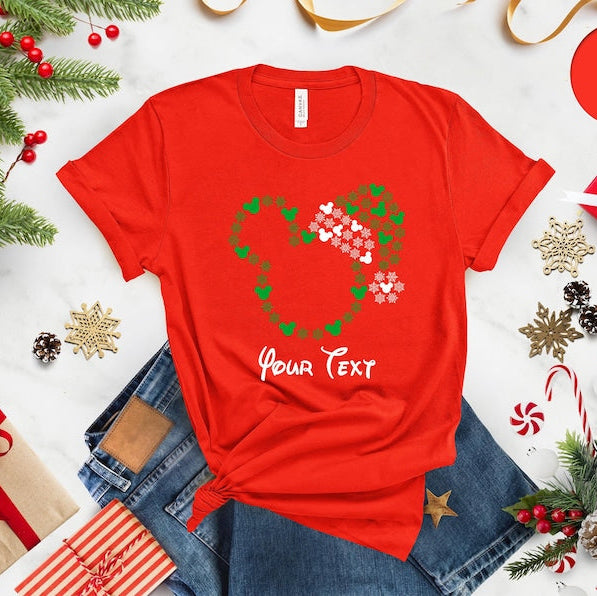 Customized Christmas Shirts, Mickey and Minnie Christmas Shirts, Family Holiday Pajamas, Christmas Group Shirt, Christmas Tee