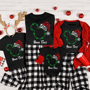 Customized Christmas Shirts, Mickey and Minnie Christmas Shirts, Family Holiday Pajamas, Christmas Group Shirt, Christmas Tee