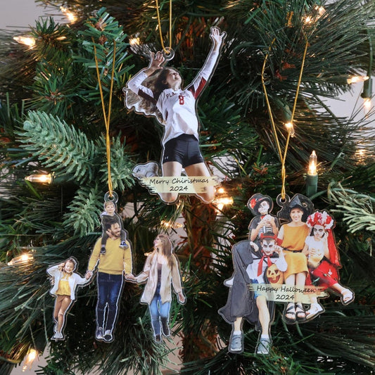 Custom Photo Ornament | Acrylic Picture Ornament | Custom Photo Cutout Ornament | Christmas Ornament | Personalized Family Ornament