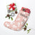 Personalized Pink Christmas Stocking custom name stocking, Personalized Christmas Stocking, Family Christmas Stocking, Holiday Stocking Gift