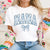 Mama Shirt, Blue Ribbon Shirt, Mothers Day Gift, Girly Aesthetic Gift For Mom, Cute Mom Shirt, Bow Shirt, Chinoiserie Shirt