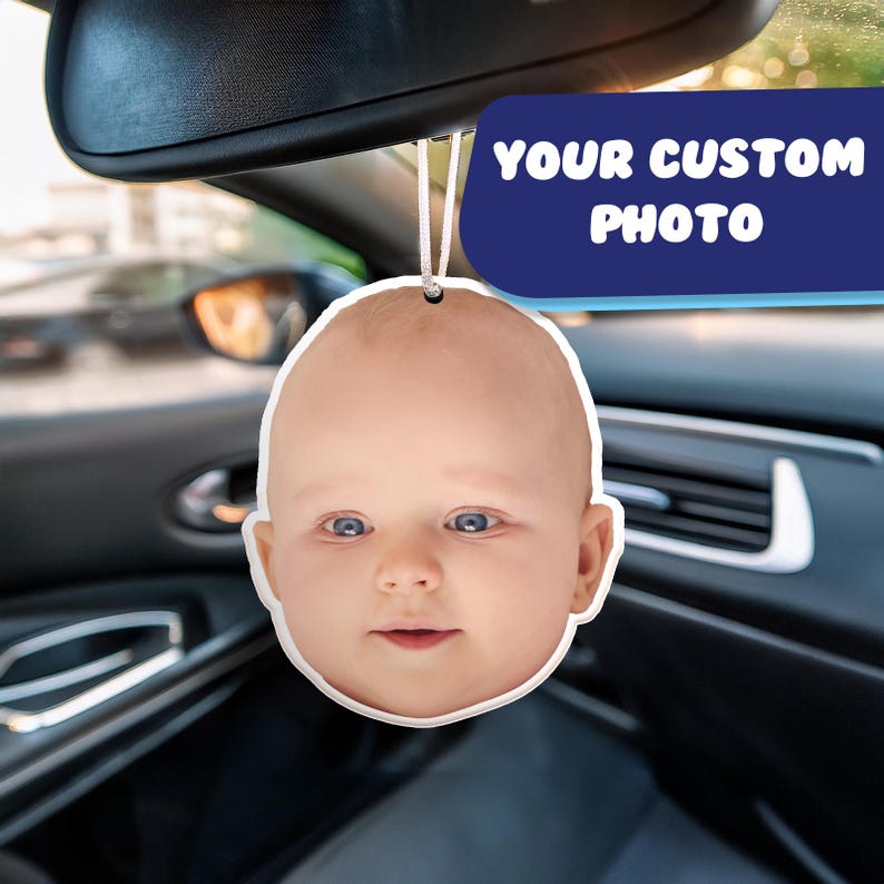 Custom Car Air Freshener | Photo Car Freshies | Photo Car Air Freshener | Personalized Air Freshener | Gifts For The Couple