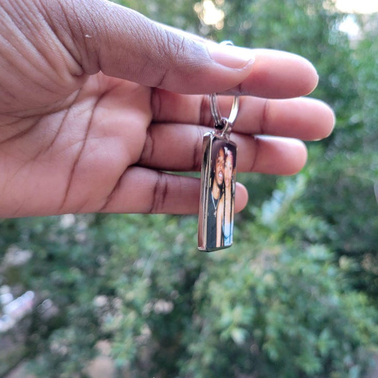 Custom Picture Keychain, Personalized Text Keychain, Picture Keychain, Anniversary Gift , Gift For him, Mother s day Gifts