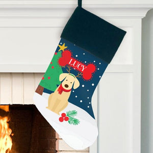 Personalized Dog Breed Stocking, Dog Christmas Stocking, Custom Puppy Stocking, Dog Christmas Gift, Goldendoodle Stocking, Maltese, Huskey