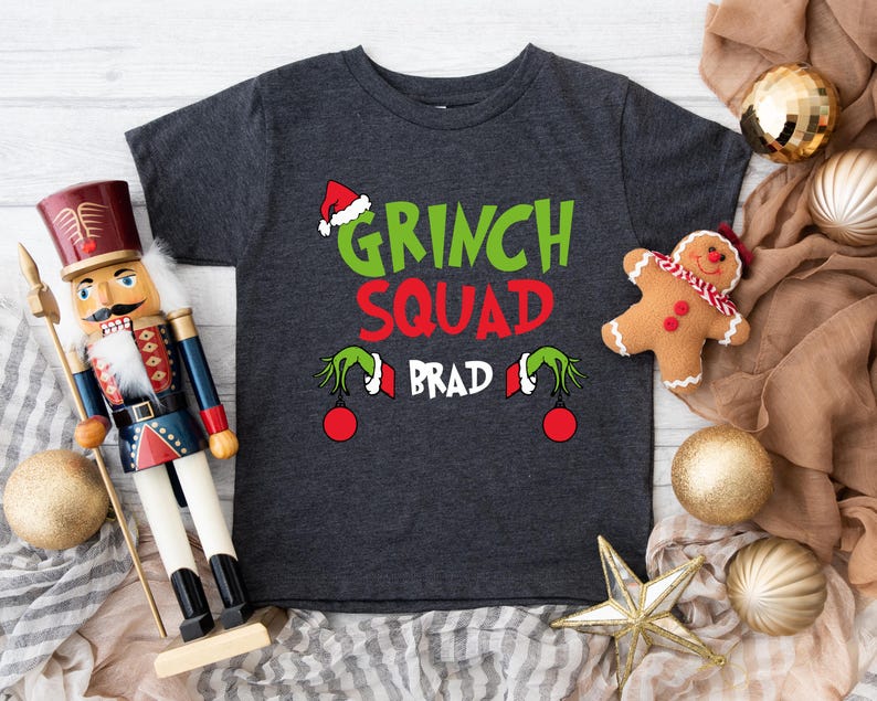 Custom Grinchmas 2024 Shirts, Christmas Grinch Squad Shirt, Christmas Grinch T-Shirts, Merry Christmas 2024 T-Shirts, Christmas Family Shirt