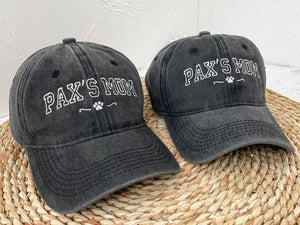 Custom Personalized Dog Mom Hat Dog Dad Hat | Embroidered Baseball Cap | Custom Pet Lover Gift | Mother's Day Gift