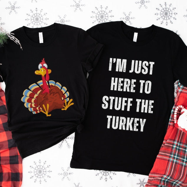 Thanksgiving Couples Shirt Funny Thanksgiving Shirts Matching Thanksgiving Couples Outfit Husband Wife Shirt Thanksgiving Shirts for couples