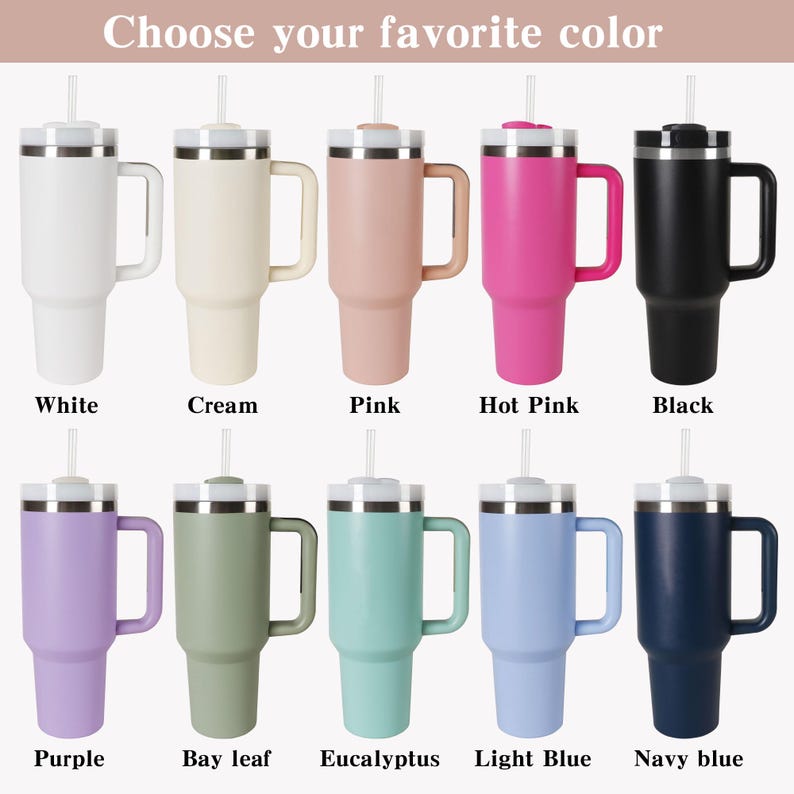 Bridesmaid gifts, Bridesmaid Proposal, Personalized Tumbler With Handle & Straw, Custom Wedding Cups, Bachelorette Party Gifts
