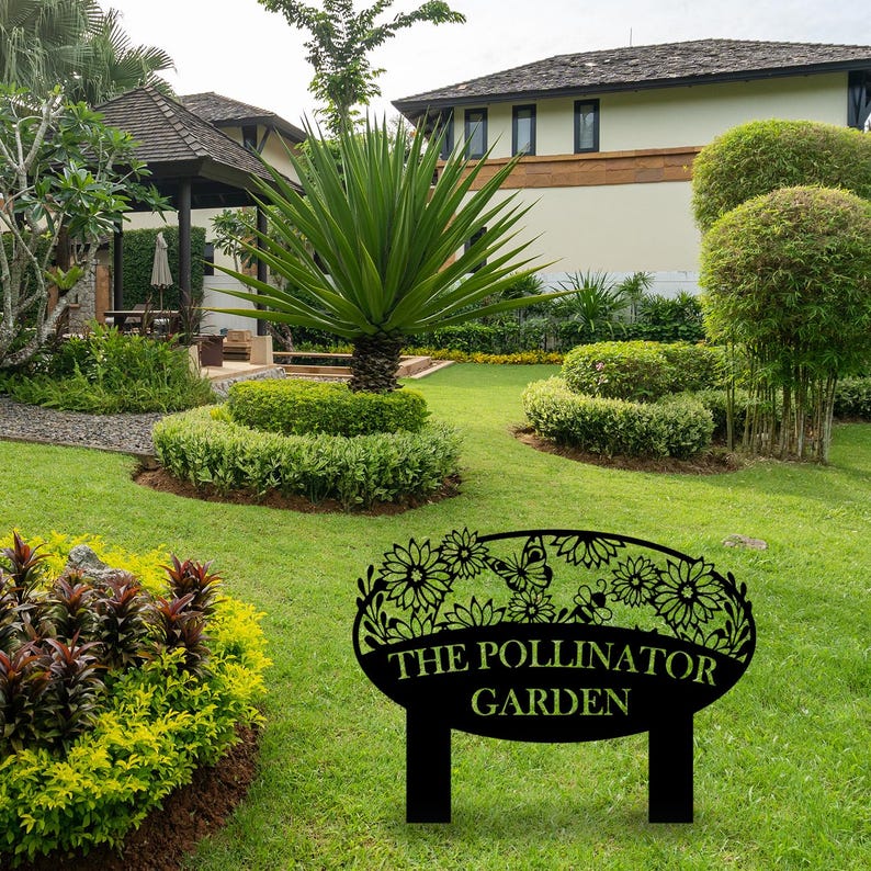 Custom Metal Garden Stake, Garden Marker, Every Garden Metal Stake, Personalized Gift, Gardener Name Sign, Mom Garden Sign, Outdoor Yard Art