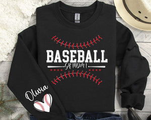 Personalized Baseball Grandma Sweatshirt, Grandma Baseball, Grandma Baseball Sweatshirt, Baseball Gifts, Baseball Grandma Gift, Gift For Mom