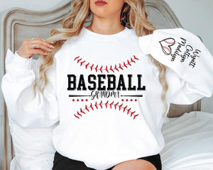 Personalized Baseball Grandma Sweatshirt, Grandma Baseball, Grandma Baseball Sweatshirt, Baseball Gifts, Baseball Grandma Gift, Gift For Mom