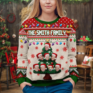 Custom Family Face Tacky Ugly Christmas Sweater, Personalized Family Photo Funny Ugly Sweater, Christmas Sweatshirt, Christmas Party Gift il_794xN.6331227745_6syr.jpg