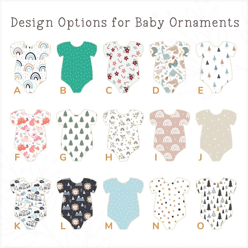 Personalized Baby First Christmas Ornament | Newborn Gift | Custom Holiday Keepsake for New Moms | Baby's Birth Stats Stocking Stuffer Idea