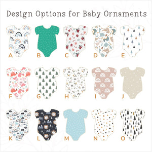 Personalized Baby First Christmas Ornament | Newborn Gift | Custom Holiday Keepsake for New Moms | Baby's Birth Stats Stocking Stuffer Idea