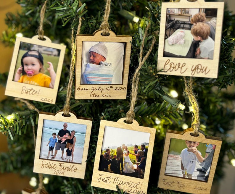 Personalized Photo Christmas Ornament, My photo on ornament, Photo Christmas gift, Upload photo for ornament, My picture on ornament