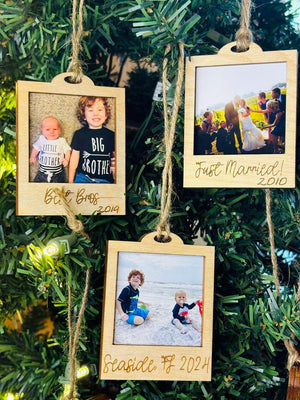 Personalized Photo Christmas Ornament, My photo on ornament, Photo Christmas gift, Upload photo for ornament, My picture on ornament