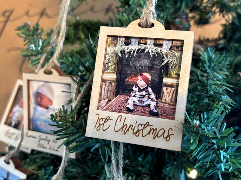 Personalized Photo Christmas Ornament, My photo on ornament, Photo Christmas gift, Upload photo for ornament, My picture on ornament