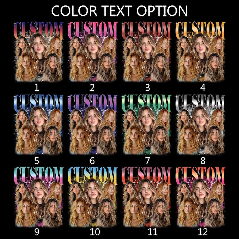 Custom Girlfriend Bootleg Shirt, Custom Bootleg Graphic Tee, Custom Girlfriend Face Tee, Graduation Gift, Personalized Birthday Bootleg Gift