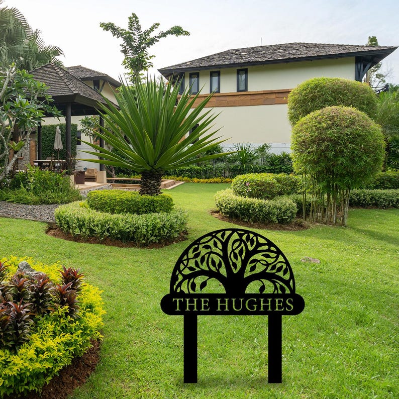 Custom Metal Garden Stake, Garden Marker, Every Garden Metal Stake, Personalized Gift, Gardener Name Sign, Mom Garden Sign, Outdoor Yard Art