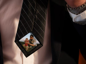 Tie Patch with Custom Photo, Father of the Bride Gift, Tie Photo Patch, Tie Picture Patch Personalized, Father of the Groom, Tie Sticker