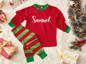 Family Christmas Pajamas, Matching Christmas Pajamas, Personalized Christmas Pajamas, Family Christmas PJs, Kids Toddler Christmas Pajama